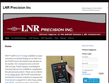 Tablet Screenshot of lnrprecision.com